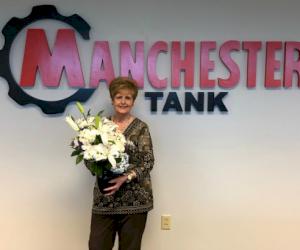 Delores Smith celebrates 20th Anniversary with Manchester Tank