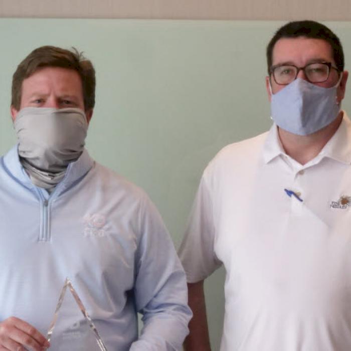 Pictured L-R: Doug Clark and Dustin Henderson